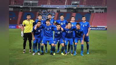 'Soat 15:15 da futbolchilarimiz olimpiya yo`llanmasi uchun maydonga tushadi'ning rasmi