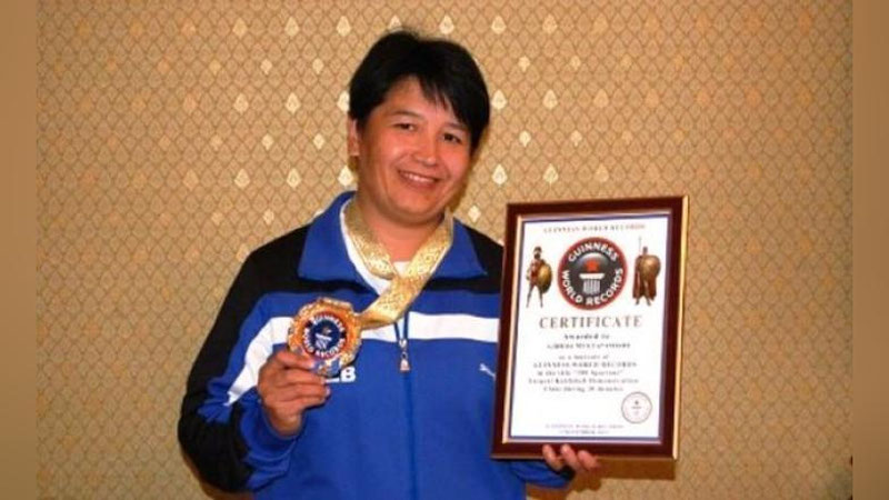 'MUHTARAMA ALIEVA 12 MARTA JAHON ChEMPIONI BO`LDI'ning rasmi