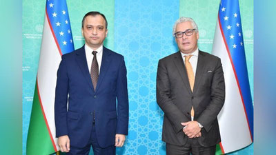 'Tashqi ishlar vaziri o`rinbosari Evropada istiqbol va xavfsizlik instituti prezidenti bilan uchrashuv o`tkazdi'ning rasmi