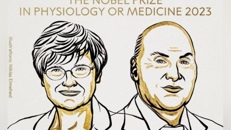 'Pfizer va Moderna vaksinalarini yaratgan olimlarga Nobel mukofoti topshirildi'ning rasmi