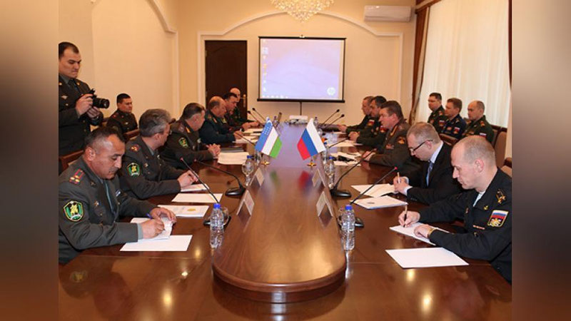 Изрображение 'ВОЕННАЯ ДЕЛЕГАЦИЯ ИЗ РОССИИ ПРОВЕЛА ВСТРЕЧУ В МИНОБОРОНЫ УЗБЕКИСТАНА'