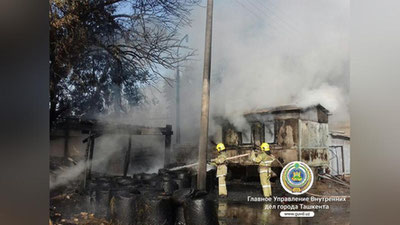 'Toshkentdagi qoraqog`oz ishlab chiqarish sexida yong`in sodir bo`ldi'ning rasmi