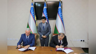'“O`zbekgidroenergo” va “BelAZ” hamkorlik memorandumi tuzdi'ning rasmi