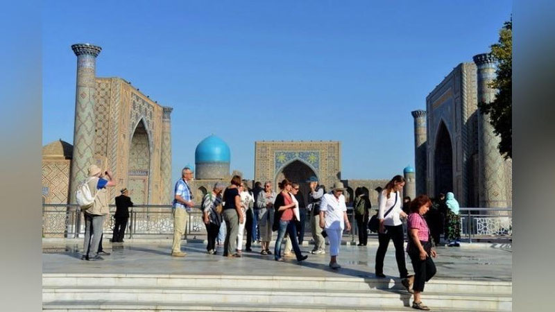 '7 oyda O`zbekistonga qancha turist kelgani ma`lum bo`ldi'ning rasmi