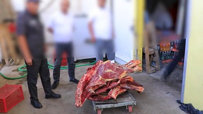 'Jizzaxdan Toshkentga qariyb 900 kg eb bo`lmaydigan go`sht sotish uchun olib kelinayotgani aniqlandi'ning rasmi