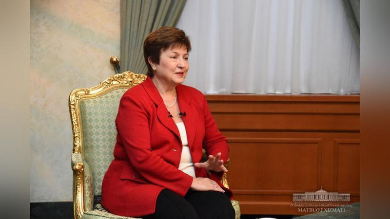 'Кристалина Георгиева: Ўзбекистон келажагига ишонаман'ning rasmi