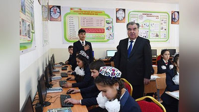 'Tojikistonda maktab qurgan tadbirkorlar soliqdan ozod qilinadi'ning rasmi