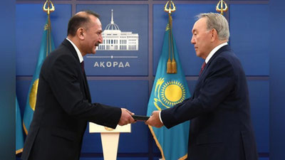 Изрображение 'НУРСУЛТАН НАЗАРБАЕВ ПРИНЯЛ ВЕРИТЕЛЬНЫЕ ГРАМОТЫ ОТ НОВОГО ПОСЛА УЗБЕКИСТАНА'