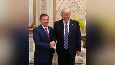 '​Дональд Трамп Шавкат Мирзиёевни Рамазон Ҳайити билан табриклади'ning rasmi