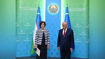 Изрображение 'Глава МИД Узбекистана принял нового посла Канады'