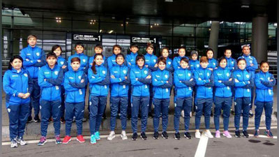 Изрображение 'ЖЕНСКАЯ СБОРНАЯ ПО ФУТБОЛУ СТАРТУЕТ НА ЧЕМПИОНАТЕ АЗИИ'