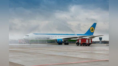 Изрображение 'СОВЕРШЕН ПЕРВЫЙ РЕЙС НАК "ТАШКЕНТ- ДЖАКАРТА"'