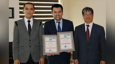 Изрображение 'ПРОФЕССОР ИЗ ТАШКЕНТА ПОЛУЧИЛ НАГРАДУ МЕЖДУНАРОДНОЙ АКАДЕМИИ НАУК'