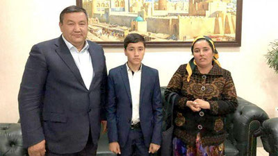 'Matematika bo`yicha xalqaro olimpiada chempioniga uy joy qurib beriladi'ning rasmi