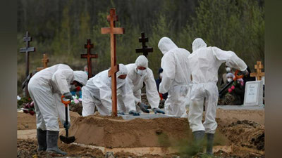 'Rossiya aholi jon boshiga koronavirus qurbonlari soni bo`yicha jahonda birinchi o`rinda'ning rasmi