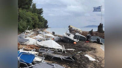 Изрображение 'Сильнейший шторм в Греции убил 6 туристов (видео)'