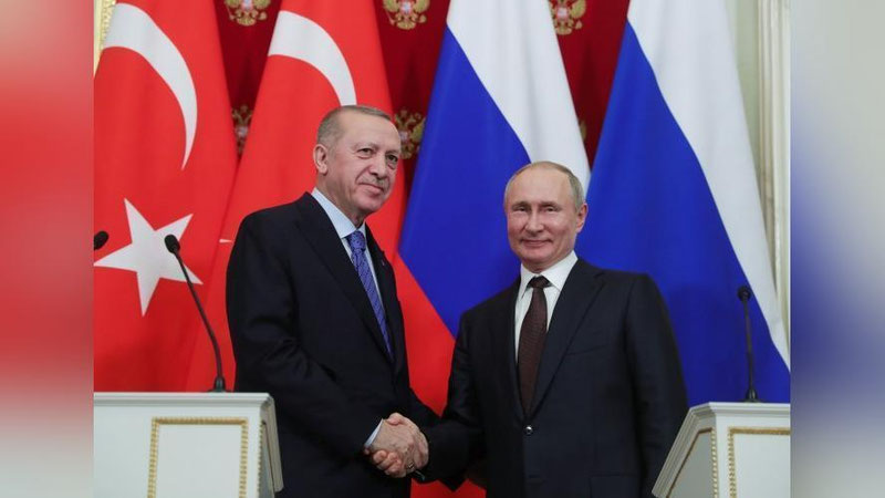 'Putin Erdo’g’onga telefon qilib hol so`radi'ning rasmi