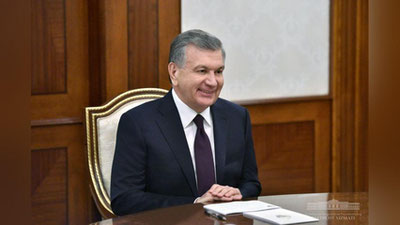 'Shavkat Mirziyoev Xalqaro mehnat tashkiloti bosh direktorini qabul qildi'ning rasmi
