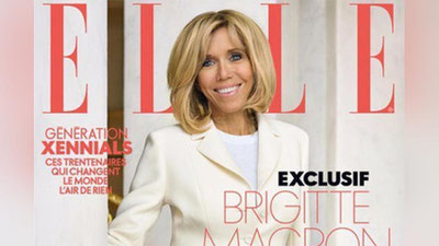 'MUQOVASIDA BRIJIT MAKRONNING SURATI ChOP ETILGAN ELLE JURNALI REKORD DARAJADA SOTILDI'ning rasmi