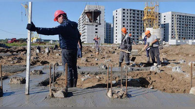 '​Сергелида 2016-2017 йиллар режасига асосан 102 замонавий кўп қаватли уй-жой қурилмоқда 'ning rasmi