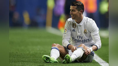 'Ronaldu jarohatidan forig` bo`ldi'ning rasmi