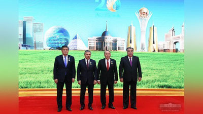 'Ostona shahrining 20 yillik tadbirlari yana bir samimiy muloqot maydoni bo`ldi'ning rasmi