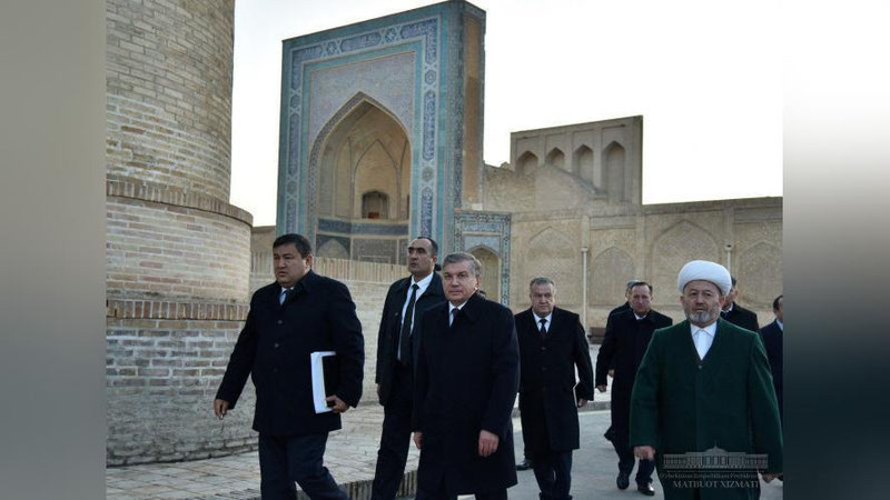 Изрображение 'ВИДЕО: ПЕРВЫЙ ДЕНЬ ПОЕЗДКИ ПРЕЗИДЕНТА ПО БУХАРСКОЙ ОБЛАСТИ'