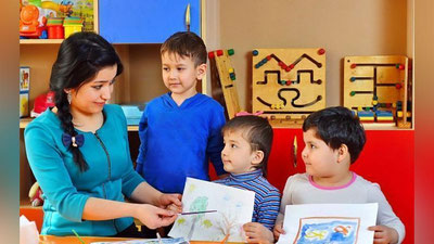 'Bog`chaga bormaydigan bolalarga majburiy boshlang`ich ta`lim beriladi'ning rasmi