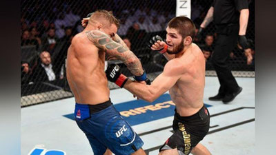 'Habib Nurmagomedov 28-g`alabasiga erishdi'ning rasmi