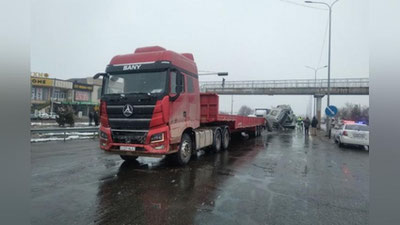 'Toshkent viloyatida “Ohangaronsement”ga tegishli yuk mashinasi ishtirokida YTH sodir bo`ldi'ning rasmi