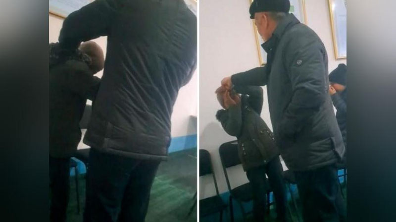 'Qashqadaryoda direktor o`quvchilarning boshini bir-biriga urishtirib, kaltakladi'ning rasmi