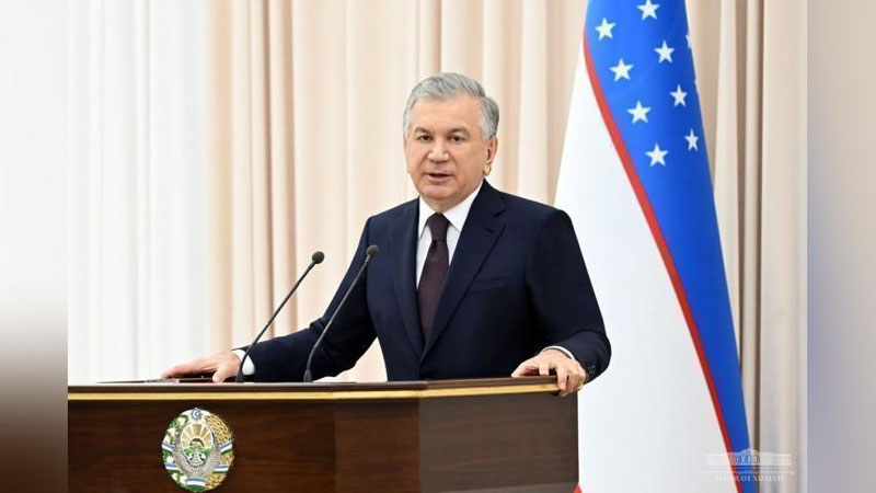'Сайхунободда Шавкат Мирзиёев раислигида видеоселектор йиғилиши бошланди'ning rasmi