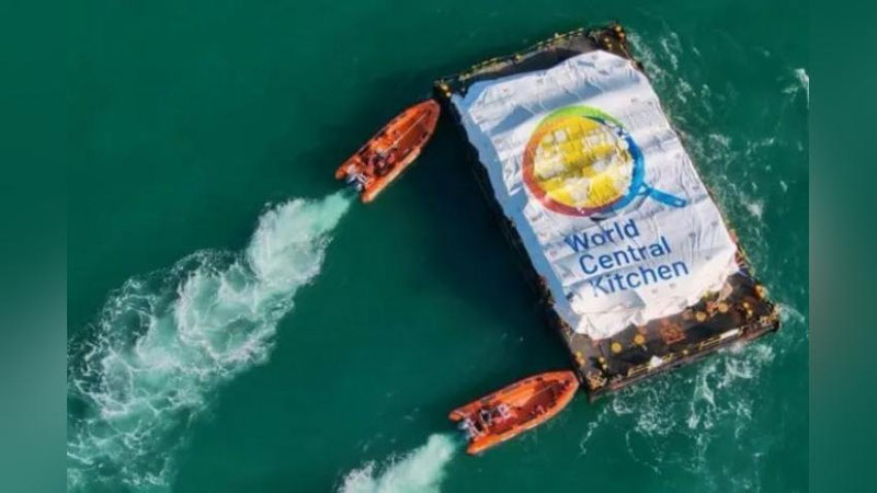 'BAA dengiz yo`lagi orqali G`azoga gumanitar yordamning birinchi partiyasini etkazdi'ning rasmi