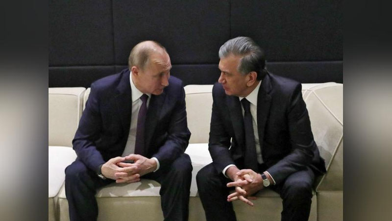 'Shavkat Mirziyoev Vladimir Putinga ta`ziya yo`lladi'ning rasmi