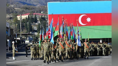 'Bugun Ozarbayjon Qurolli Kuchlar kunini nishonlamoqda'ning rasmi