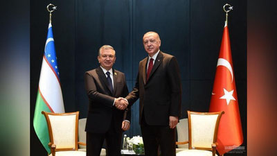 'Shavkat Mirziyoev Erdog`anni Turkiya prezidentligiga qayta saylangani bilan tabrikladi'ning rasmi