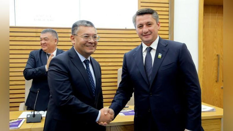 'Shavkat Umurzoqov nomzodi Yunusobod tumani "Turkiston-53" saylov okrugida bo`shab qolgan deputatlik o`rniga ko`rsatildi'ning rasmi