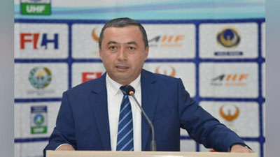 Изрображение 'Баходир Ахмедов в очередной раз избран председателем федерации хоккея на траве'