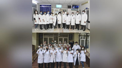 'Virusologiya ilmiy tekshirish instituti klinikasi odatiy ish faoliyatiga qaytdi'ning rasmi