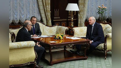 'Lukashenko Shavkat Mirziyoev bilan suhbatlashganda «ba`zan cho`chishini» tan oldi'ning rasmi