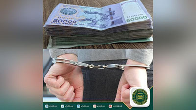 'Farg`onada YPX xodimiga pora berayotgan fuqaro qo`lga tushdi'ning rasmi