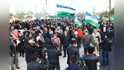 '8 yildan beri yopiq bo`lgan So`x-Rishton yo`lining tantanali ochilishi bo`ldi. Xayrullo Bozorov va`da berdi... (foto)'ning rasmi