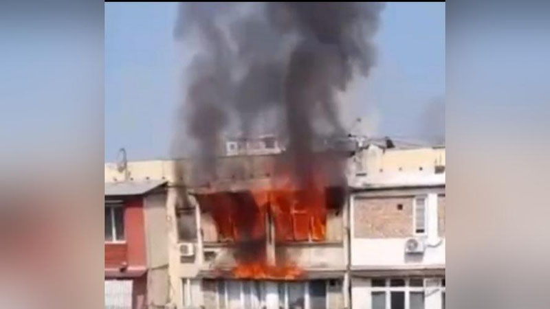 'Toshkentdagi ko`p qavatli uylarning birida yong`in sodir bo`ldi (video)'ning rasmi