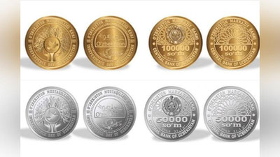 'Mustaqillikning 30 yilligiga bag`ishlangan oltin va kumush esdalik tangalari sotuvi yo`lga qo`yilmoqda'ning rasmi