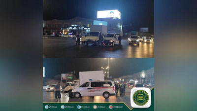 'Toshkentda tez tibbiy yordam avtomobili ishtirokida YTH sodir bo`ldi'ning rasmi