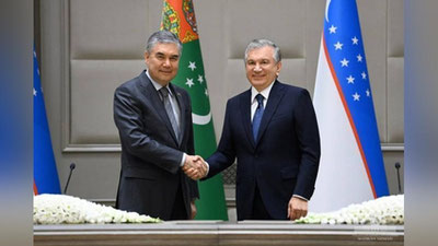 'O`zbekiston va Turkmaniston o`rtasidagi iqtisodiy-investision hamkorlik yangi bosqichga ko`tarilmoqda'ning rasmi