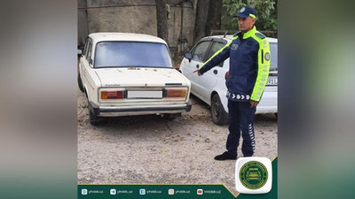 'Bo`stonliq tumanida "texpasport"ini yangilashga olib kelingan mashina Qirg`izistonda 23 yildan buyon qidiruvdaligi ma`lum bo`ldi'ning rasmi