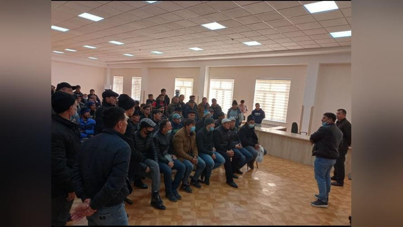 'Хоразмда Россияда ишлаш истагида бўлган фуқаролар учун танлов ўтказилмоқда'ning rasmi