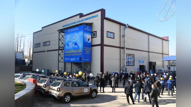 'Тошкентда Марказий Осиёдаги энг йирик вакциналар сақланадиган совуқлик омбори фойдаланишга топширилди'ning rasmi