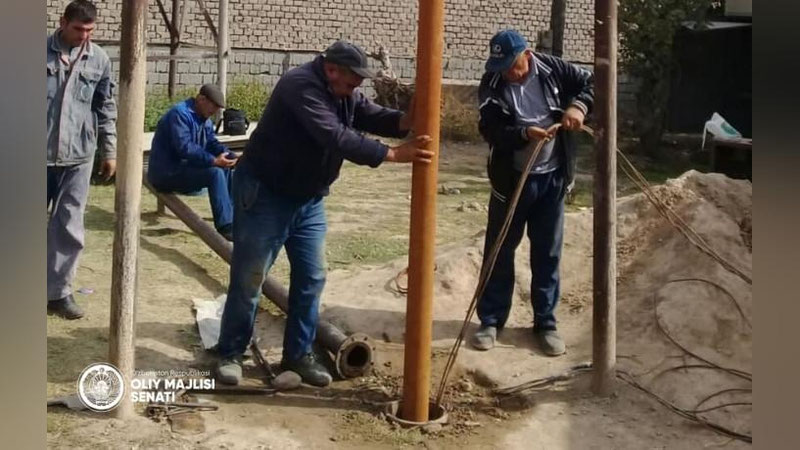 'Сенатор сўрови билан ўн мингдан ортиқ фуқаро тоза ичимлик суви билан таъминланди'ning rasmi